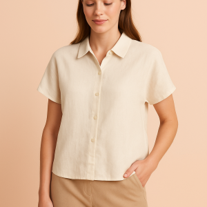 Chemise en Lin Naturel – Légère et Élégante