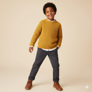 pantalon enfant coton bio malo confortable et résistant etikashion
